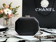 Chanel Handcraft Box Bag Black – 15x10x11cm - 4