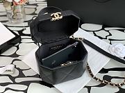 Chanel Handcraft Box Bag Black – 15x10x11cm - 2