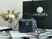 Chanel Handcraft Box Bag Navy Blue – 99077 – 15x10x11 cm - 1