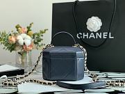 Chanel Handcraft Box Bag Navy Blue – 99077 – 15x10x11 cm - 4