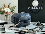 Chanel Handcraft Box Bag Navy Blue – 99077 – 15x10x11 cm - 5