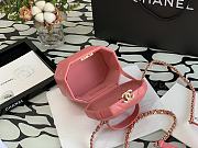 Chanel Handcraft Box Bag Pink – 15x10x11cm - 6