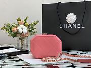 Chanel Handcraft Box Bag Pink – 15x10x11cm - 5