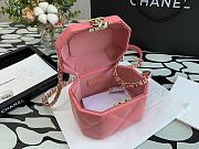 Chanel Handcraft Box Bag Pink – 15x10x11cm - 2