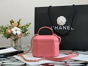 Chanel Handcraft Box Bag Pink – 15x10x11cm - 4