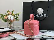 Chanel Handcraft Box Bag Pink – 15x10x11cm - 3