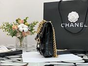 Chanel Mini Vertical Flap Bag Cowhide Gold Hardware Black – 28700 – 17x14x7 cm - 4