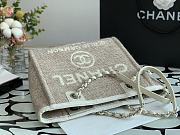 Chanel Shopping Canvas Bag Beige – 28 cm - 4