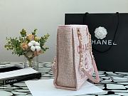 Chanel Shopping Canvas Bag Pink – 28 cm - 2