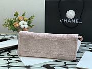 Chanel Shopping Canvas Bag Pink – 34 cm - 3