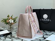 Chanel Shopping Canvas Bag Pink – 38 cm - 2