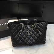 Chanel Dallas Paris Portable Chain Calfskin Black – 42x34x23x11 cm - 1