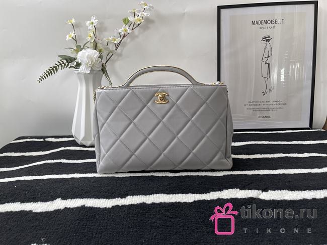 Chanel Hanger Bag Premium Gray – 30x12x28 cm - 1