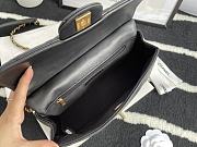 Chanel Craft Workshop Cowhide Black Handbag  – 22 cm - 6