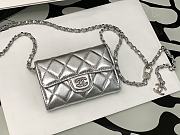 Chanel Waist Bag Lambskin With Silver Hardware – 11x2x7.5cm - 3