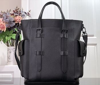 Louis Vuitton Flight Briefcase Black Backpack M58493 – 38x13x38cm