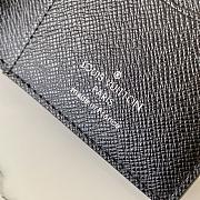 Louis Vuitton Grid Men's Card Bag Damier Graphite 3D leather - N60441 – 8 x 11 x 1 cm - 4