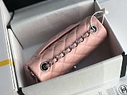 Chanel Quilted Patent Leather Classic New Mini Flap Bag Light Pink With Silver Hardware – 1116 – 20 cm - 6