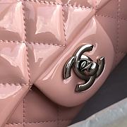 Chanel Quilted Patent Leather Classic New Mini Flap Bag Light Pink With Silver Hardware – 1116 – 20 cm - 2