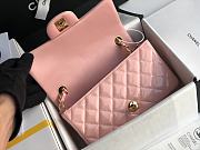 Chanel Quilted Patent Leather Classic New Mini Flap Bag Light Pink With Gold Hardware – 1116 – 20 cm - 3