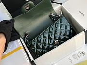 Chanel Quilted Patent Leather Classic New Mini Flap Bag Light Green With Silver Hardware – 1116 – 20 cm - 5