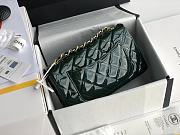 Chanel Quilted Patent Leather Classic New Mini Flap Bag Light Green With Gold Hardware – 1116 – 20 cm - 5