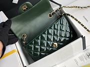 Chanel Quilted Patent Leather Classic New Mini Flap Bag Light Green With Gold Hardware – 1116 – 20 cm - 3