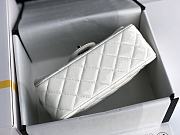 Chanel Quilted Patent Leather Classic New Mini Flap Bag White With Silver Hardware – 1116 – 20 cm - 4