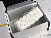 Chanel Quilted Patent Leather Classic New Mini Flap Bag White With Gold Hardware – 1116 – 20 cm - 2