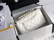 Chanel Quilted Patent Leather Classic New Mini Flap Bag White With Gold Hardware – 1116 – 20 cm - 6