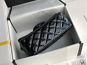 Chanel Quilted Patent Leather Classic New Mini Flap Bag Black With Silver Hardware – 1116 – 20 cm - 2