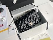 Chanel Quilted Patent Leather Classic New Mini Flap Bag Black With Gold Hardware – 1116 – 20 cm - 1