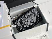 Chanel Quilted Patent Leather Classic New Mini Flap Bag Black With Gold Hardware – 1116 – 20 cm - 4