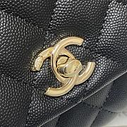 Chanel Coco Black Handle Pearl Chain Caviar Gold Hardware Small - 2215 – 19 cm - 2