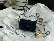 Chanel Mini Jewellery Velvet Box Deep Blue – 11x6.5x5 cm - 1