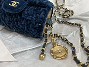 Chanel Mini Jewellery Velvet Box Deep Blue – 11x6.5x5 cm - 5