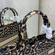 Christian Dior Leopard Print Trumpet Small Book Tote Shopping Bag – 1286 - 36×28 cm - 3