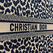 Christian Dior Leopard Print Trumpet Small Book Tote Shopping Bag – 1286 - 41×32 cm - 6