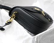 Dior Bobby Lychee Pattern Medium Black - 22x17x6cm - 4