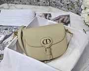 Dior Bobby Lychee Pattern Medium Beige - 22x17x6cm - 1