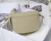 Dior Bobby Lychee Pattern Medium Beige - 22x17x6cm - 3