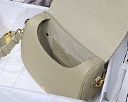 Dior Bobby Lychee Pattern Medium Beige - 22x17x6cm - 4