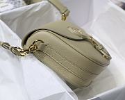 Dior Bobby Lychee Pattern Medium Beige - 22x17x6cm - 5