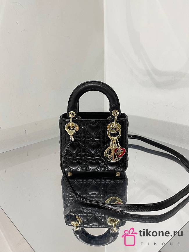 Dioramour Lady Micro Bag Black - 12x10.2x5cm  - 1