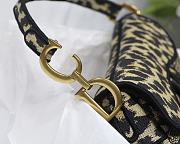 Christian Dior Saddle Embroidered Leopard Print  – 25.5x20x6.5cm - 6