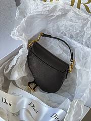 Christian Dior Saddle Micro Super Mini Black - 6