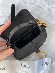 Christian Dior Saddle Micro Super Mini Black - 2