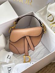 Christian Dior Saddle Micro Super Mini Light Cognac  – 12x7.5x5 cm - 1