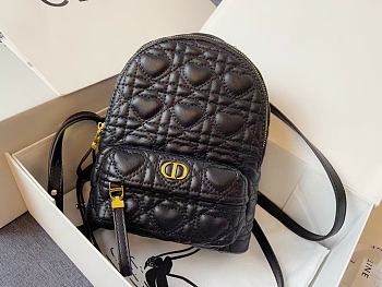 Christian Dior Mini Dioramour Dior Backpack Black – 16 x 21 x 8.5 cm