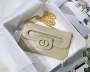 Christian Dior Double Handbag White - M8018 – 28 x 16.5 x 3 cm - 1